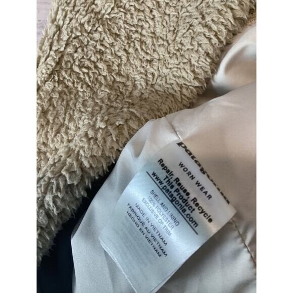 acubi mermaidcore fairycore Patagonia Women's Jacket Beige Size XL - Picture 5 of 5